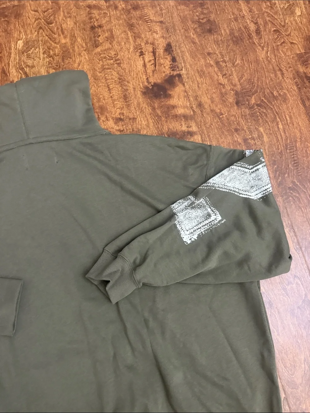Jordan Olive Green Graphic Pullover Hoodie